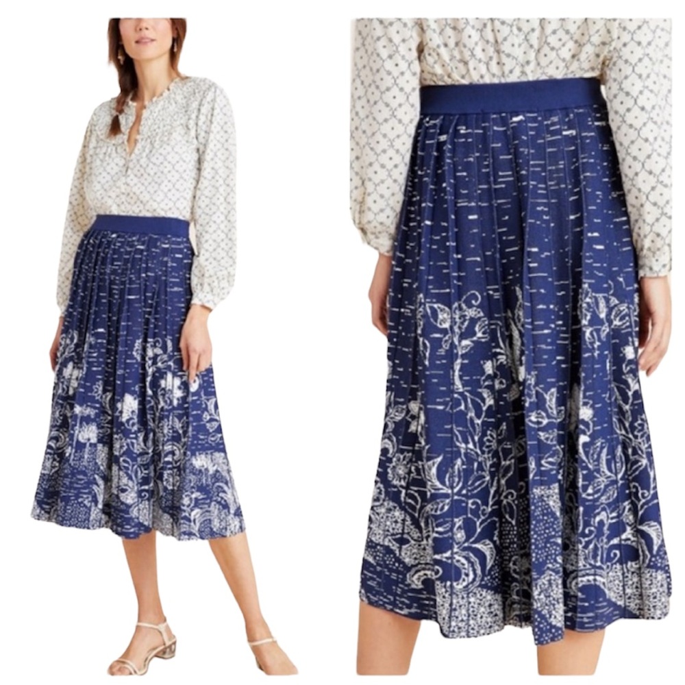 Anthropologie Haven Midi Skirt